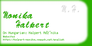 monika halpert business card